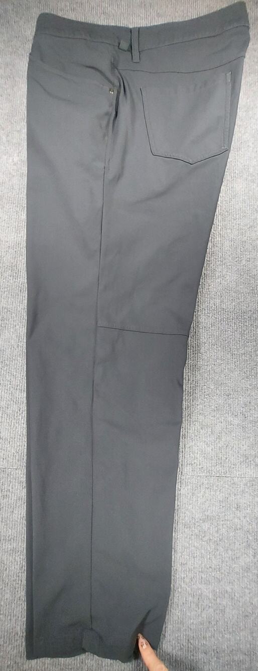 Lululemon ABC Classic-Fit 5 Pocket Pant Warpstreme Men’s Size 42 Gray Obsidian